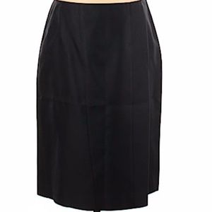 Lillie Rubin Silk Skirt Size 8  Geometric Stitched